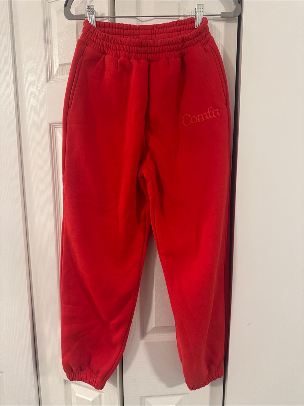 Comfirt Red Cozy Sweatpants Kids XL